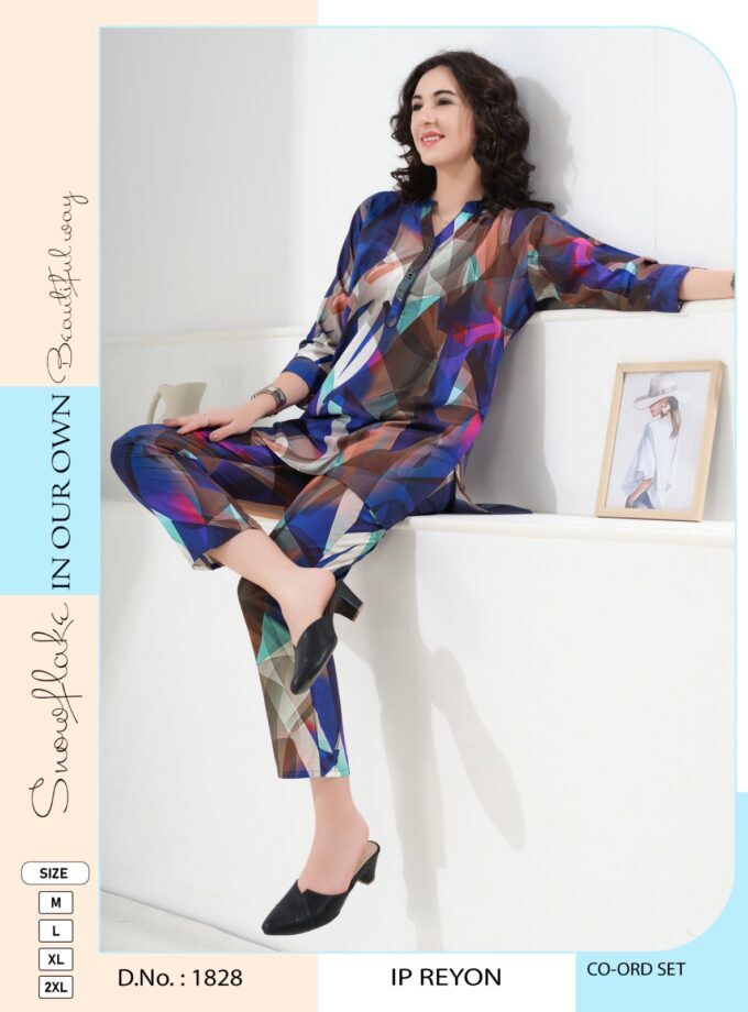 Womy Premium Rayon Co-ord Set  Chic Comfort Meets Effortless Style
