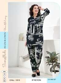 Womy Premium Rayon Co-ord Set  Effortless Style & Comfort