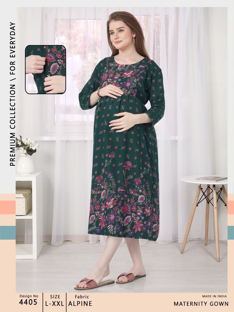 Womy Maternity & Nursing Gown