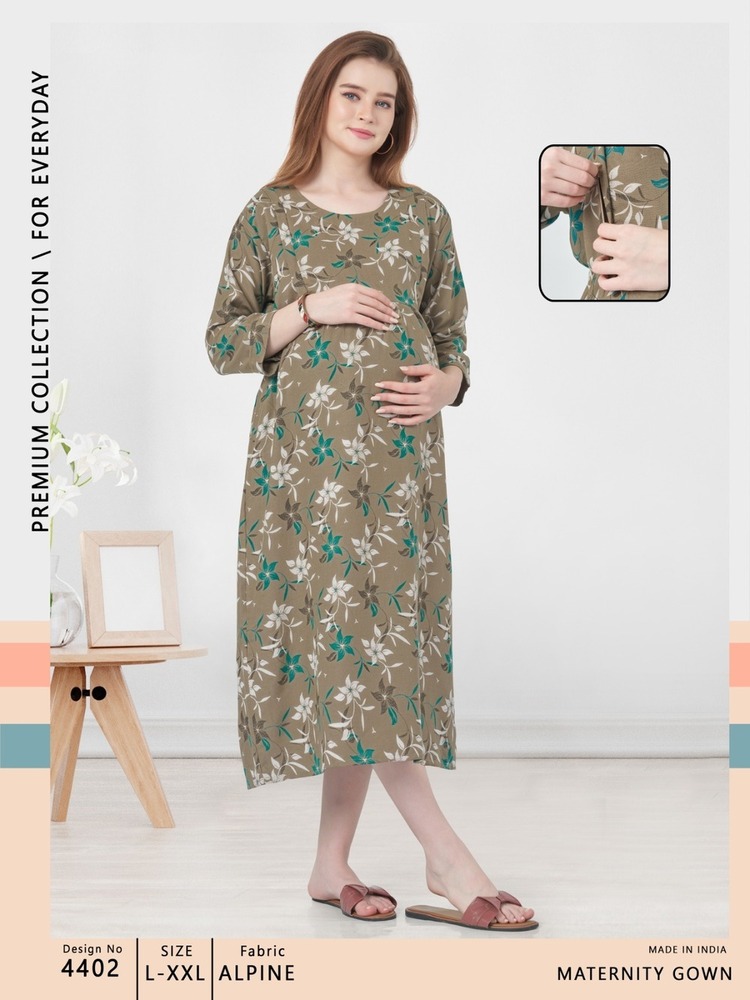 Womy Maternity & Nursing Gown