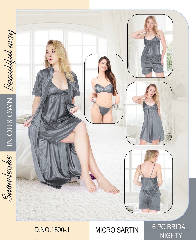 Premium Bridal 6-Piece Honeymoon Set