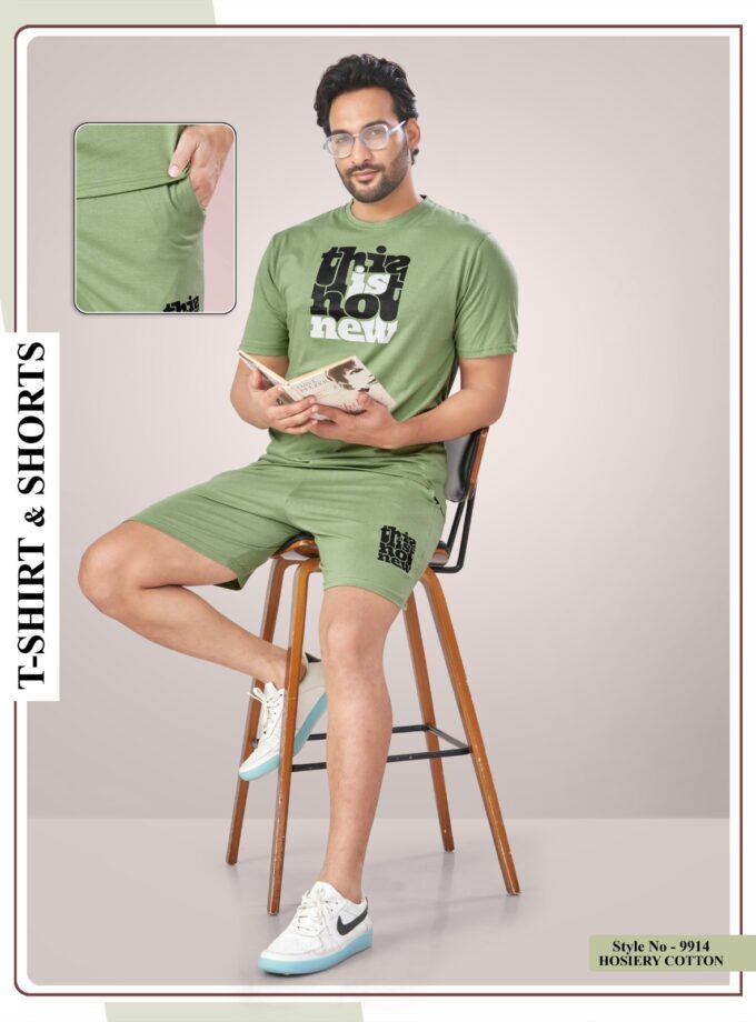 Womy Premium Men Night Suit Shorts