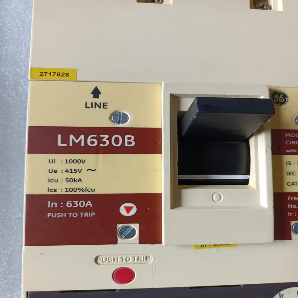 630amp Mccb Lm630b Moulded Circuit Breker With Electronic Trip Release Make Ge - Frequency: 50/60 Hertz (Hz)