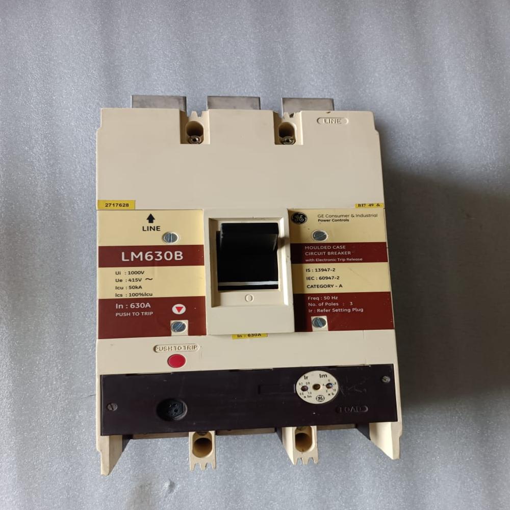 630amp Mccb Lm630b Moulded Circuit Breker With Electronic Trip Release Make Ge - Frequency: 50/60 Hertz (Hz)