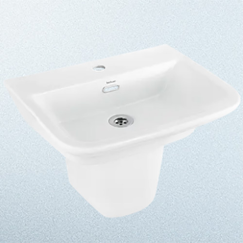 Half Pedestal Basins - Color: White