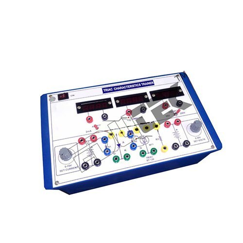 TRIAC CHARACTERISTICS APPARATUS WITH ALUMINUM PANEL & DIGITAL PANEL METERS