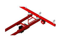 Double Girder Light Crane System - Color: Red