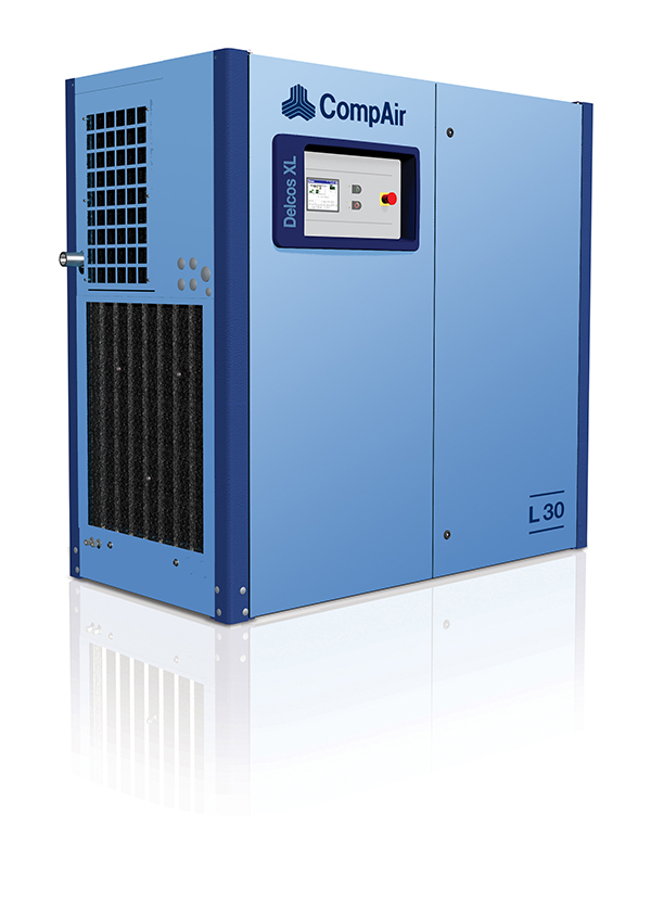 30-45 Kw Lubricated Rotary Screw Compressor - Material: Mild Steel
