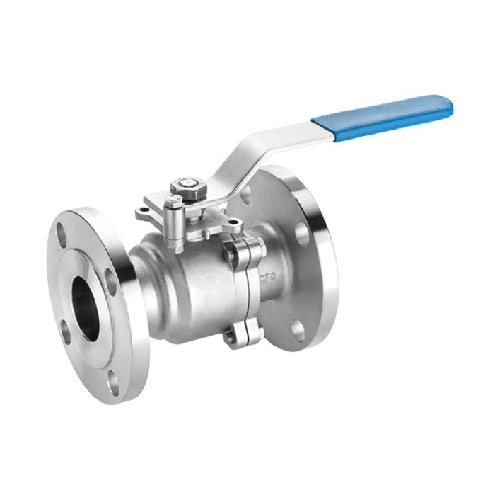 Ball Valve - Color: Silver & Blue