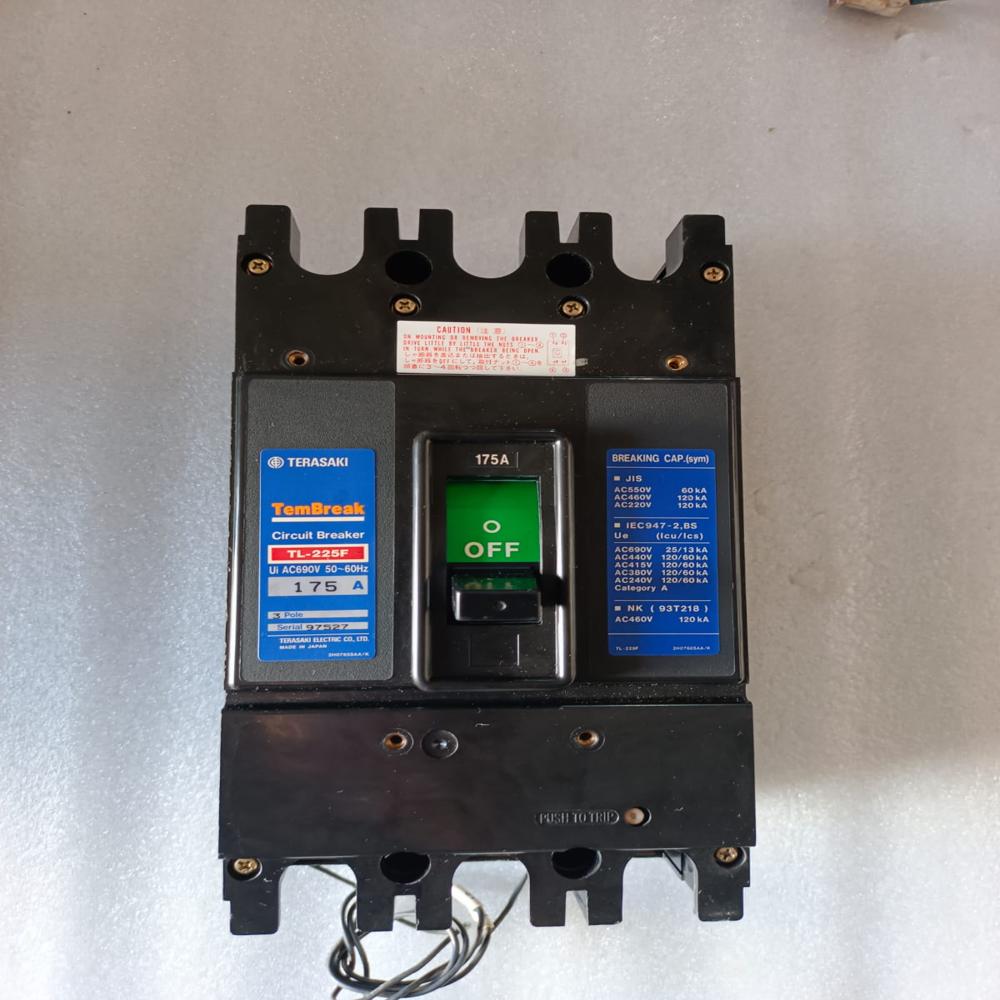 Used Terasaki Tembreak Tl-225f 175a Mccb Circuit Breaker 175a Withshunt Trip 200-480v