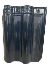 Navy Blue Clay Ceramics  Roofing Tiles - Style: Plain