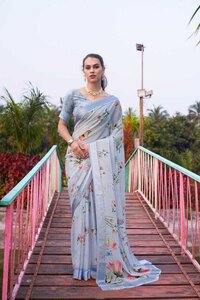 Satin Border Soft Silk Saree