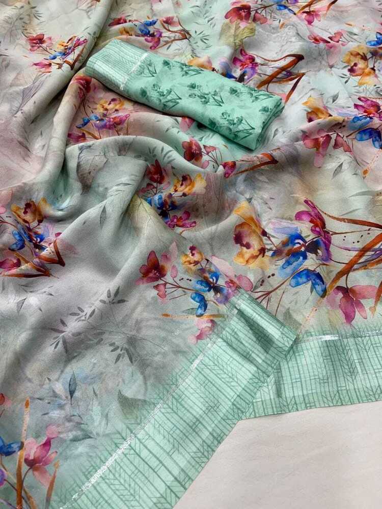 Satin Border Soft Silk Saree