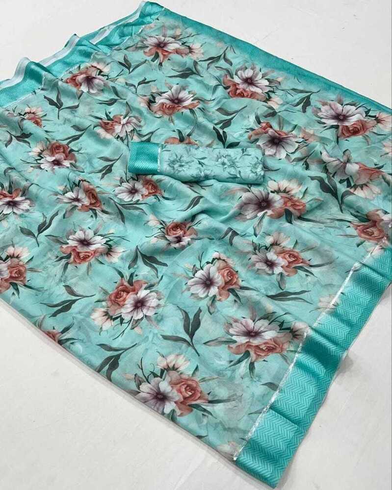 Satin Border Soft Silk Saree