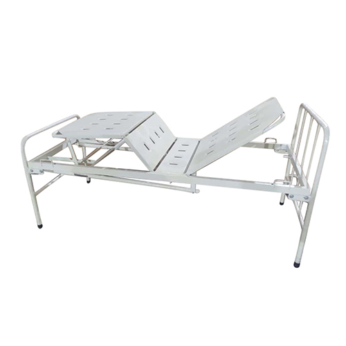 Hospital Regular Fowler Position Bed - Color: White