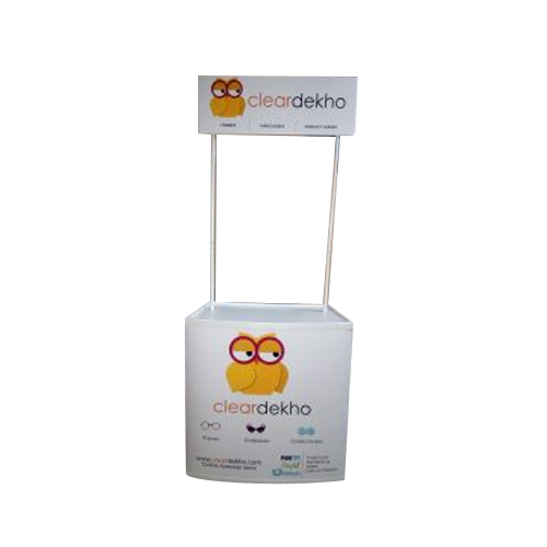 Pvc Promotional Table - Color: White