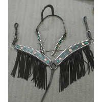 Custom Logo Leather Headstall - Application: Horse Riding