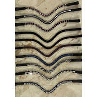 U-shape Leather Browbands - Color: All Colors