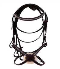 Custom Pure Leather Horse Bridle - Color: All Colors