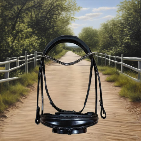 High Demand Genuine Leather Anatomical Comfort Bridle - Application: Horse Riding