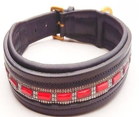 High Quality Luxury  Leather Dog Collar