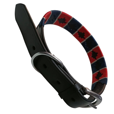 Luxury Adjustable Leather Dog Collar With Custom