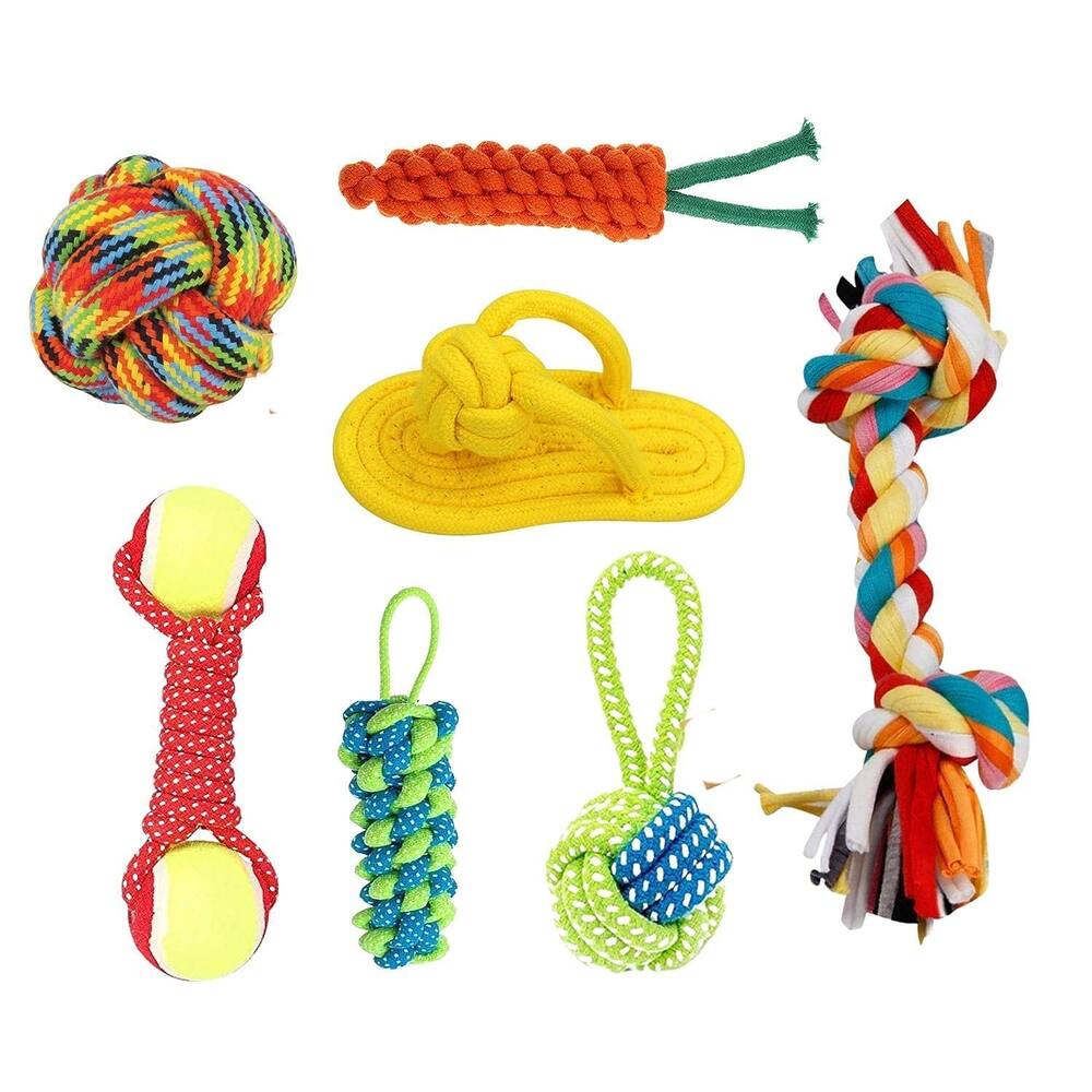 Eco-Friendly Cotton Chew Rope Ball Toys - Application: Dog