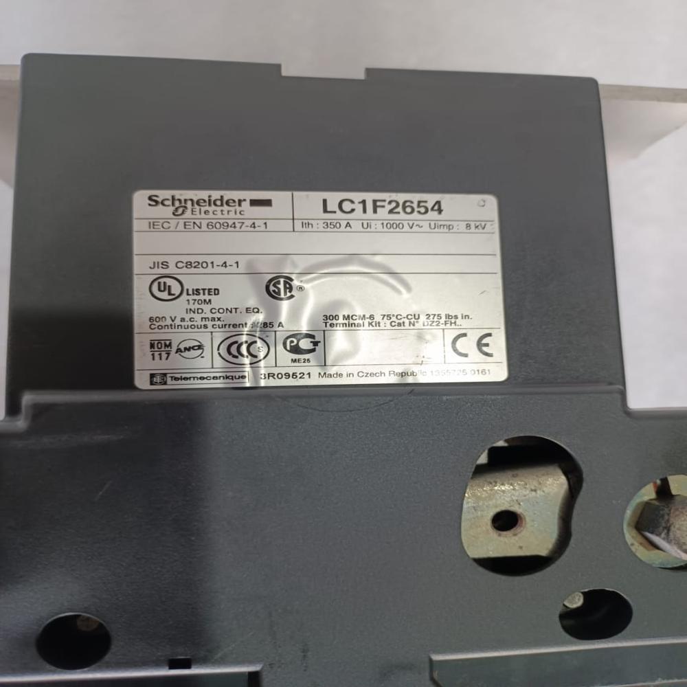 Used Schneider Lc1f2654 4pole Contactor Schineider 265amp Power Contactor