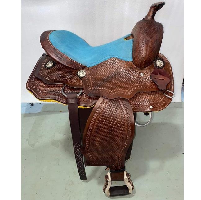 Western Leather Horse Saddle - Color: All Colors