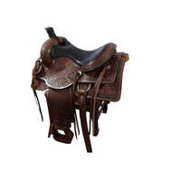 Durable Comfortable Leather Western Saddle - Color: All Colors