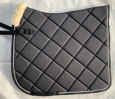 Premium Leather Dressage English Saddle Pad - Color: All Colors