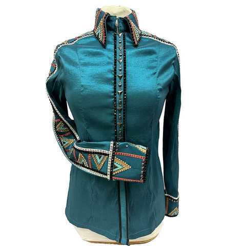High Quality Glass Material Equestrian Taffeta Shirt - Color: Various Available