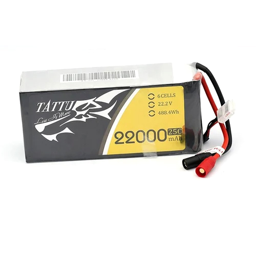 25C 6 Cells Tattu 22000Mah Lipo Battery - Features: Easy To Use