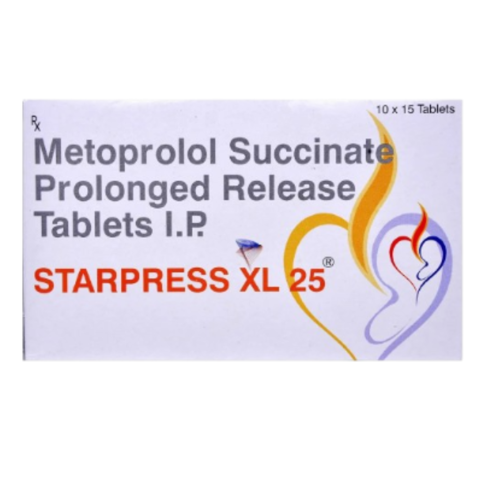 Metoprolol Succinate Prolonged Release 50mg Tablets