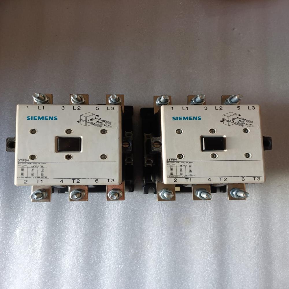 Used Siemens 3tf 54 Contactor Siemens 3tf 54 Power Contactor 250amp 220v Ac - Frequency: 50/60 Hertz (hz)