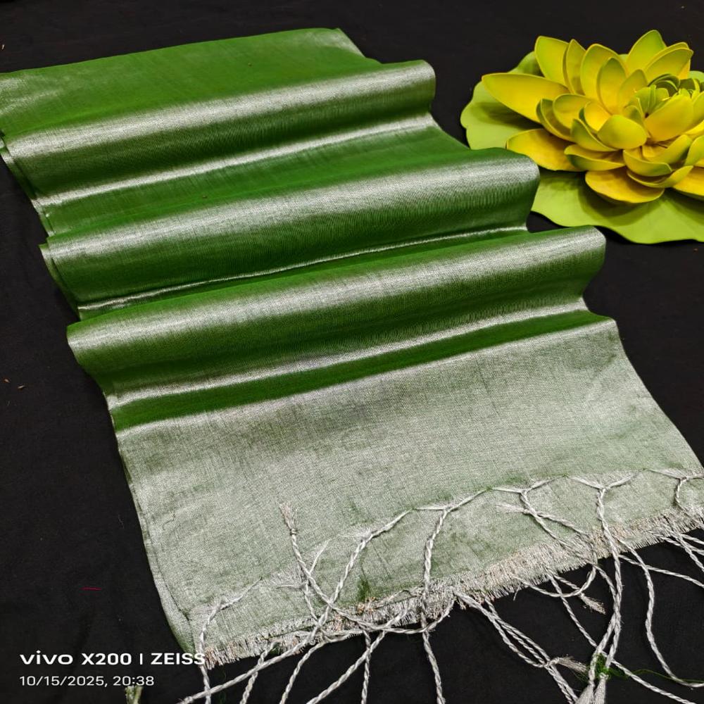 TRADITIONAL SOUTH INDIAN BORDER TISSUE COTTON SAREE