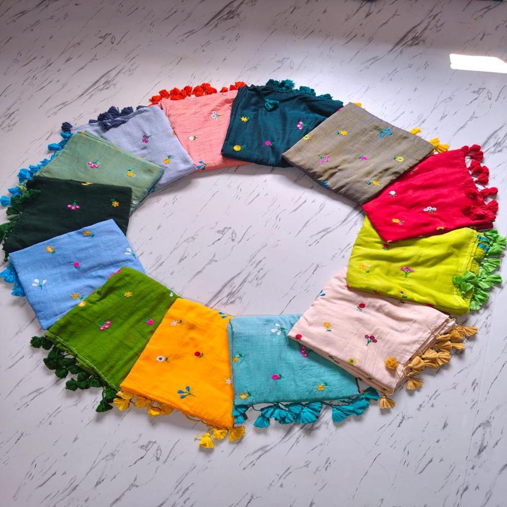 Mul mul cotton saree