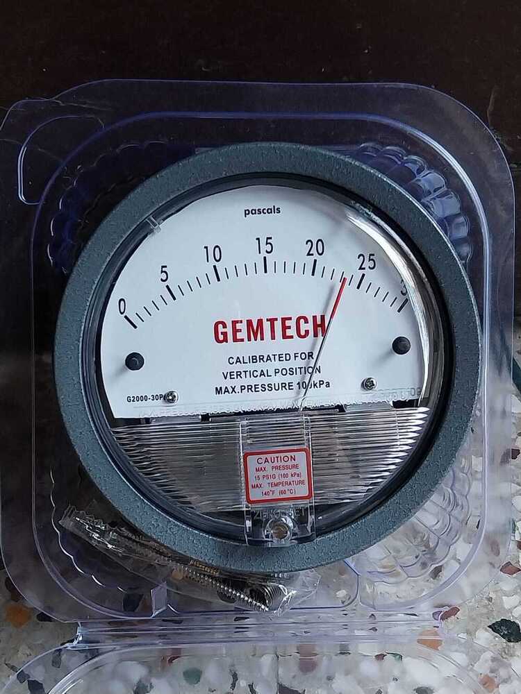 GEMTECH I Differential Pressure Gauge I Distributor For Virudhachalam Tamil Nadu