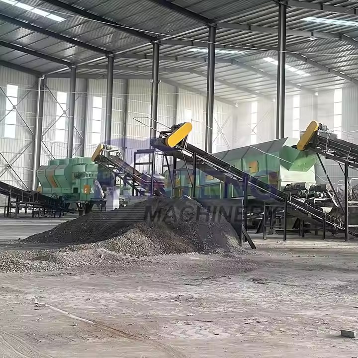 Construction Waste Sorting Recycling Equipment Mixed MSW Segregation Unit