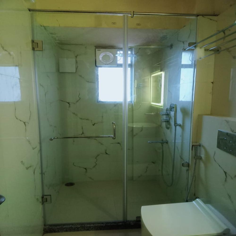 Aluminium Glass Window Partition - Color: Clear