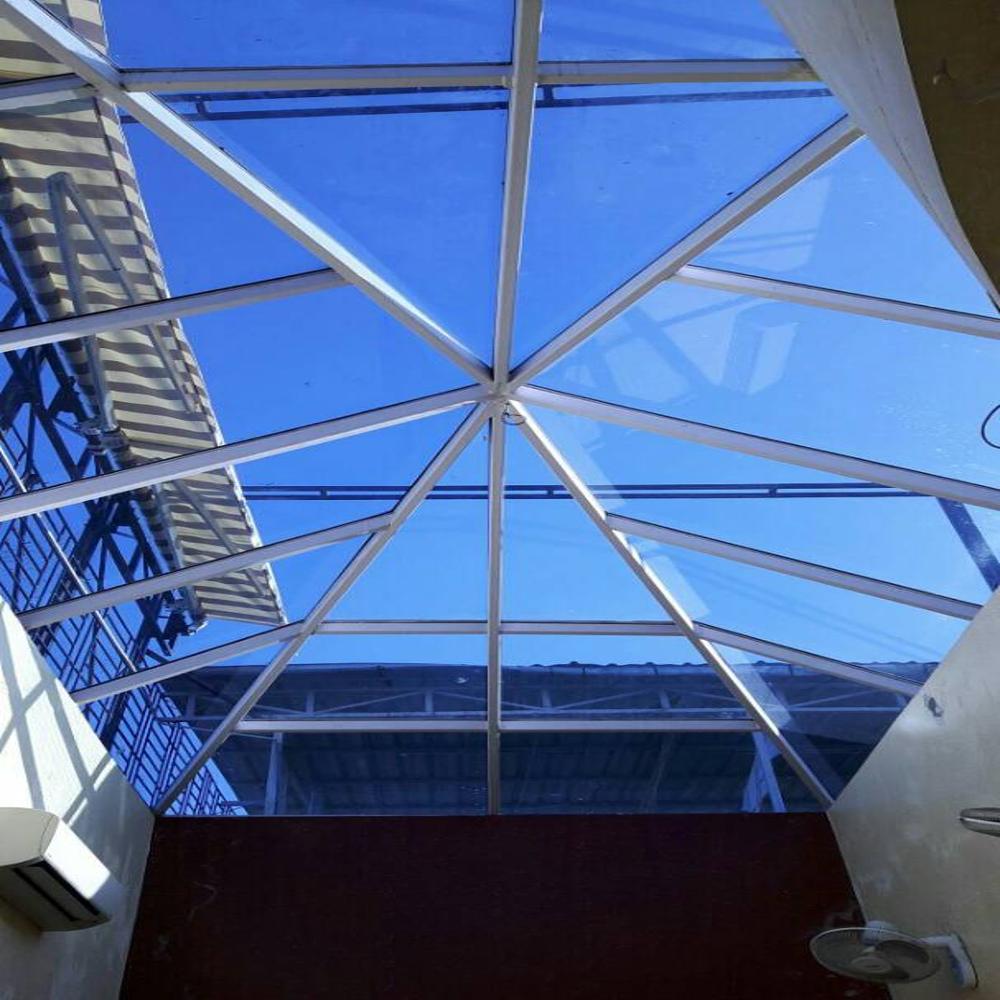 Aluminium Glass Window Partition - Color: Clear