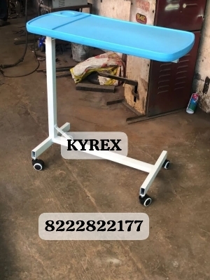 Kyrex Hospital Over Bed Table - Color: Blue And White