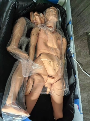 Kyrex Male Multifunctional Nursing Manikin Model - Color: Skin