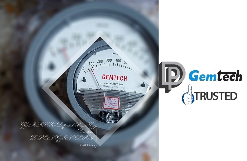 GEMTECH / DIFFERENTIAL PRESSURE GAUGE FOR RICE DESTONER MACHINES