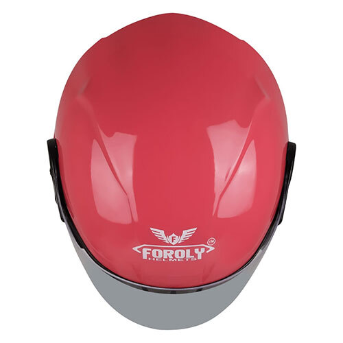 Alpha Open Face Polycarbonate Visor Pink Helmet