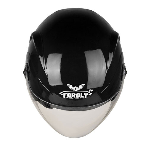 Aura Open Face Polycarbonate Visor Safety Helmet