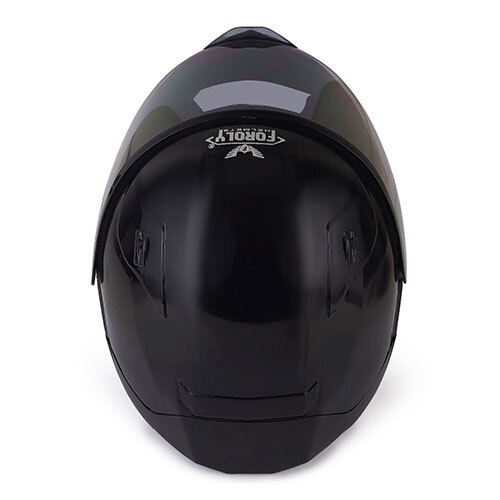 Bolt Black Full Face Smoke Visor Spoiler Sunvisor Helmet - Material: Polycarbonate