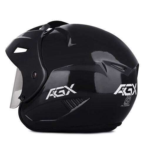 Rado All Black Full Face Smoke Visor Safety Helmet