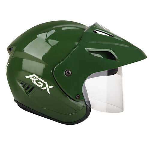 Rado All Black Full Face Smoke Visor Safety Helmet