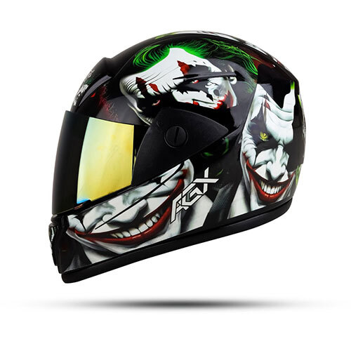 Rado Clown Full Face Rainbow Visor Safety Helmet